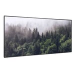 Infrared Heater Panel Wall Mounted Indoor Thermostat Forest Art 120 x 60 cm 700W