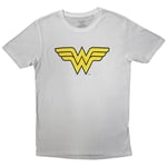 s - T-Shirts - Small - Short Sleeves - Wonder Woman - Yellow Logo - T500z