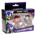 Sonic the Hedgehog/Sonic Prime 7cm Action Figure 2 Pack (Knuckles NY/ Dr Don't)