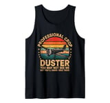 Professional Crop Duster Sarcastic Design For Men Funny Fart Tank Top