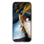 Cokitec Coque pour Xiaomi Redmi 9C Manga Naruto Blanc