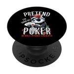 Poker Panda Jeu de cartes à jouer Panda PopSockets PopGrip Adhésif