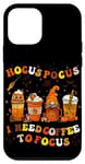 iPhone 12 mini Halloween Coffee Hocus Pocus I Need Coffee To Focus Case