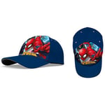 Keps Cap Kepsar 4344 Spiderman Spider-man Mörkblå 52/54cm VÄLJ 1.Stl 52