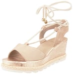 Högl Femme 5-10 3252 Sandales Plateforme, Beige (Cotton), 43 EU