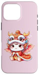 Coque pour iPhone 16 Pro Max Cadeaux pour enfants du Nouvel An chinois 2025 Baby Dragon