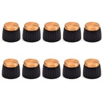 10 PièCes SéRies Guitare Amplificateur Bouton de Commande Boutons Cap Rotatif ÉLectrique Acoustique Guitare Volume Bouton Cap Guitare PièCes