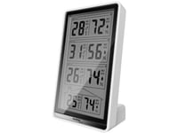 Technoline Ws 7060, Sølv, Inne Hygrometer, Inne Termometer, Utendørs Fuktighetsmåler, Utendørs Barometer, F,°C, Batteri, 82 Mm, 41 Mm