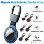 Magnetic Tracker Case Metal Carrying Case for Apple Air Tag Locator Tracker