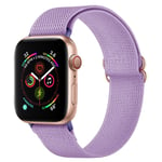 Apple Watch 45mm Series 7 Armband i resår, lila