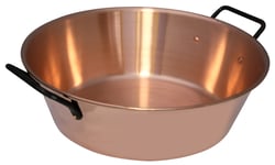 Baumalu Bassine à confiture en cuivre massif - Diamètre 38 cm