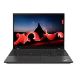 Lenovo ThinkPad T16 Gen 2 21K7 - Conception de charnière à 180 degrés AMD Ryzen 5 Pro 7540U / jusqu'à 4.9 GHz Win 11 Radeon 740M 16 Go RAM 512 SSD TCG Opal Encryption 2, NVMe 16" IPS 1920 x 1200 Ethernet, Fast Gigabit IEEE 802.11b, 802.11a, 802.11g, 802.11n, 802.11ac, 802.11ax (Wi-Fi 6E), Bluetooth 5.3 Wi-Fi 6E, noir tonnerre clavier : Français avec 1 an support Premier