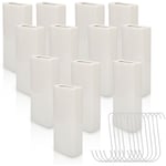 12x Évaporateur en céramique Humidificateur d'air radiateur. évaporateur d'eau chauffage. avec crochet pour suspendre. céramique. blanc 12x