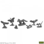 7 x FAMILIARS - BONES USA REAPER figurine miniature familier rpg jdr 7048 77176