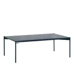 Adea - Plateau Table 100x60, Black Marquina Marble Top Black Standard Legs - Sofabord - Johan Ridderstråle,Mats Broberg - Svart - Metall/Stein