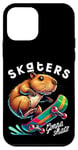 Coque pour iPhone 12 mini Skaters Gonna Skate Animal Skateboard Hamster