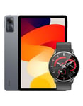 Xiaomi Redmi Pad Se (2023) 8.7-Inch 4GB 64GB Wifi & Cellular 4G Tablet (Brand New) + Hoco Smart Watch (Y15) (Bundle Deal)