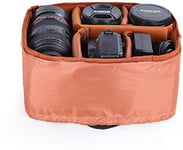 Camera Shoulder Bag Cuboid-shaped Portable Fashion Camera Case for Canon Nikon Sony Olympus Panasonic fdff,Black (Color : A, Size : A)