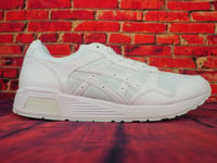 Mens Asics Lyte Trainer 1201a009-100 White Lace Up Sportstyle Shoes Trainers
