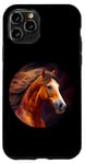 Coque pour iPhone 11 Pro Crinière gracieuse pour cheval de course Nature Force