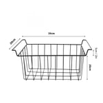 2x Freezer Wire Baskets Kitchen Storage Organizer For Chest and Upright Freezer