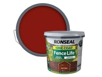 Ronseal One Coat Fence Life Red Cedar 5 litre RSLOCFLCE5L