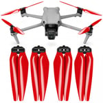 Master Airscrew - DJI Air 3 / Air 3S Stealth Upgrade Propellers - Propeller till DJI Air 3 / Air 3S - Röd - Kit 4-Pack