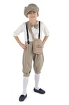 Dress Up America Costume de Newsboy des années 20 – Ensemble de déguisement Newsie pour garçons – Combinaison, casquette et sac Vintage Paperboy