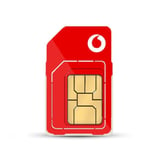 Vodafone SIM Card UK PAYG £10 Bundle -7GB + Unlimited Calls & Texts 30 day bundle