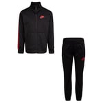 NIKE Kids Boy's Logo Taping Jacket and Pants Two-Piece Track Set (Little Kids) Black 5 Little Kids