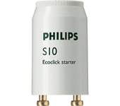 Philips S10 4-65W, Belysningstartare, Vit, Plast, Fluorescent Lamps With Electromagnetic Ballast, 4 W, 65 W