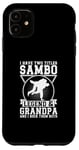 Coque pour iPhone 11 Sambo Grandpa Sambo Fighter Sambo Arts martiaux