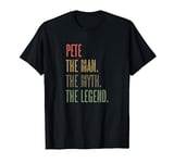 PETE - the Man the Myth the LEGEND | FUNNY - Mens Boys Name T-Shirt