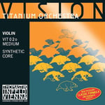 Thomastik Corde Violon 4/4 Vision Titanium Orchestra - corde de La noyau synthétique, filé hydronalium, moyen