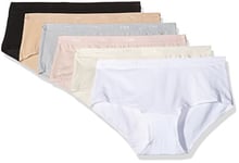 DIM Boxer Femme Les Pockets EcoDIM Coton Confortable & Doux x6, Lot Basique, M