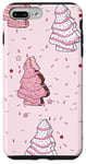 iPhone 7 Plus/8 Plus Pink Christmas Tree Cakes Pattern Cute Xmas Case