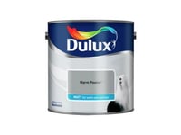 Dulux Smooth Emulsion Matt Paint - Warm Pewter - 2.5L - Walls and Ceiling