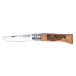 Couteau Opinel n°8 gravé ours