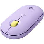 Logitech M350 Pebble Wireless Mouse (Lavender)