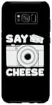 Coque pour Galaxy S8+ Appareil photo amusant Say Cheese