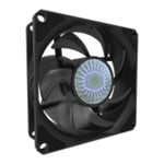 Cooler Master SickleFlow 80 Case & Cooling Fan - 80 mm, Improved Air Balance Blades, 30 CFM, 2.75 mmH2O, 6 to 25 dBA - Black