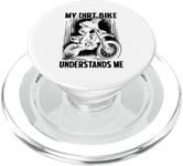 Mon vélo tout-terrain Comprenez-moi Motocross Dirt Bike Rider PopSockets PopGrip pour MagSafe