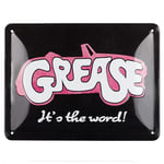 Grease - It's the Word! | Embossed Tin Sign | 20cm x 15cm