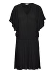 Dress With Smock At Waist Black Coster Copenhagen