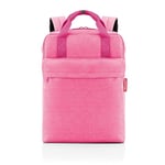 reisenthel Allday Backpack M twist pink - Sac à dos polyvalent pour la vie quotidienne, les voyages, le shopping ou le travail - Imperméable, bagage à main autorisé