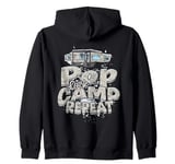 Pop Up Camping Pop Up Trailer Pop Up Camper Zip Hoodie