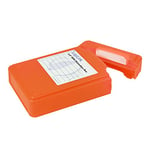 LogiLink 3.5" HDD Protection Box for 1 HDD Hard Disk Drive Protection Case – orange