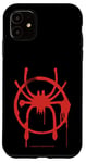 Coque pour iPhone 11 Marvel Spider-Man dans le Spider-Verse : l'araignée Miles Morales