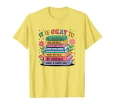 Yellow Mental Health tshirt Funny Mental Health Women Kids T-Shirt