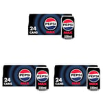 Pepsi Max No Sugar Cola Cans 24 x 330ml (Pack of 3)